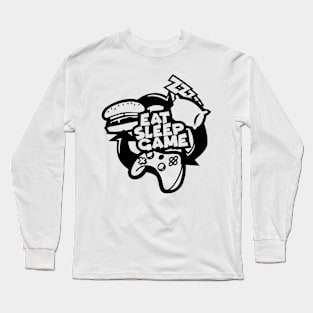 Eat Sleep Game - Gamers Gift Long Sleeve T-Shirt